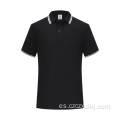 Ropa de trabajo de polo de solapa de gradiente masculino